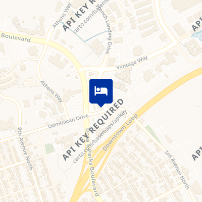 location of hotel on a map