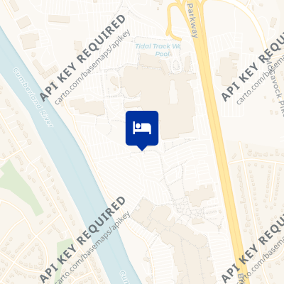 location of hotel on a map