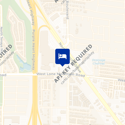 location of hotel on a map