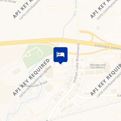 location of hotel on a map
