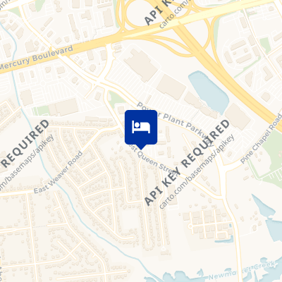 location of hotel on a map