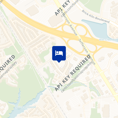 location of hotel on a map