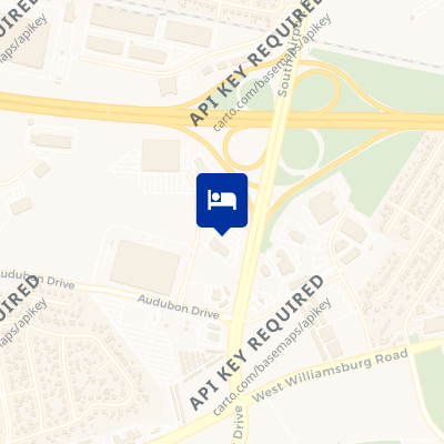 location of hotel on a map