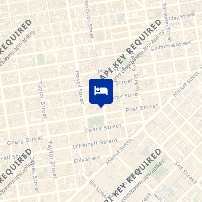location of hotel on a map