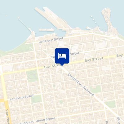 location of hotel on a map