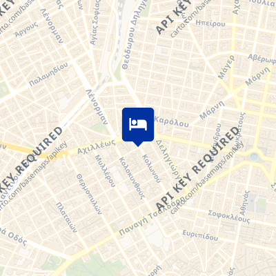 location of hotel on a map