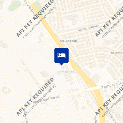 location of hotel on a map