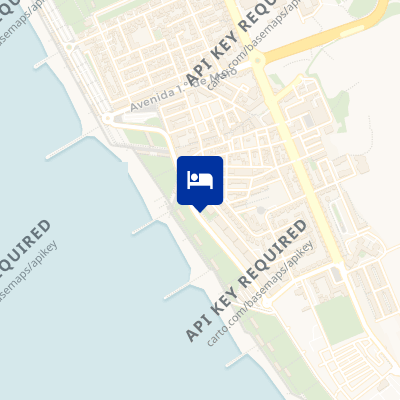 location of hotel on a map