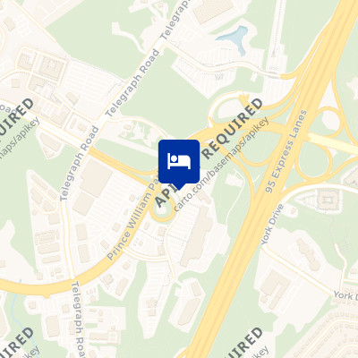 location of hotel on a map
