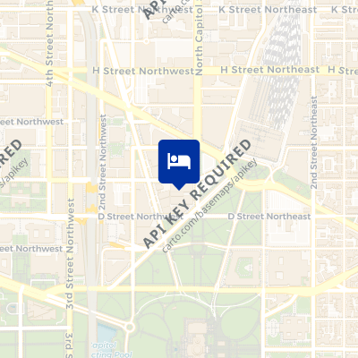 location of hotel on a map
