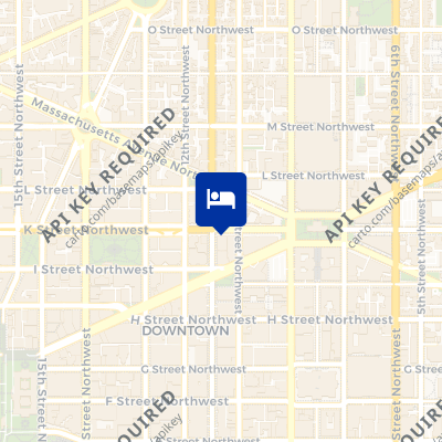 location of hotel on a map