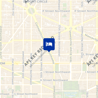 location of hotel on a map