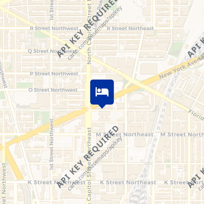 location of hotel on a map