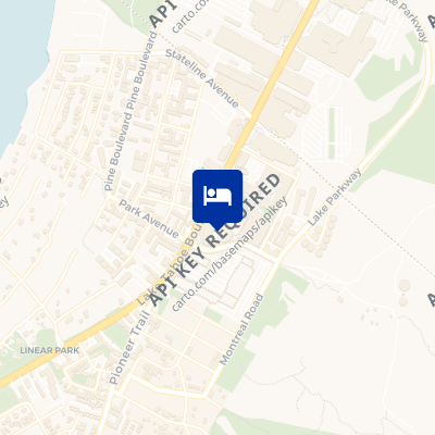 location of hotel on a map