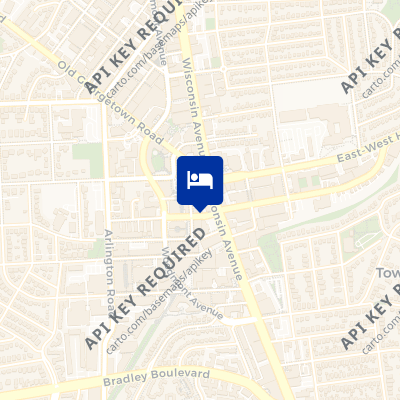 location of hotel on a map
