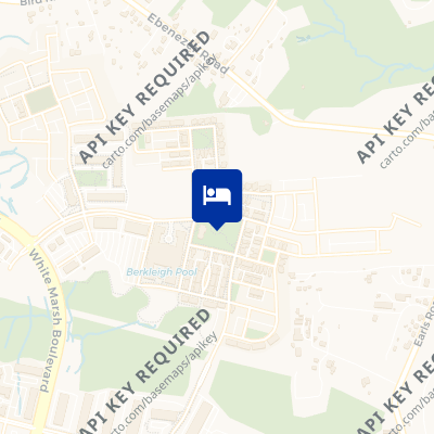 location of hotel on a map