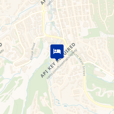 location of hotel on a map