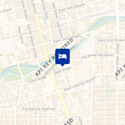 location of hotel on a map