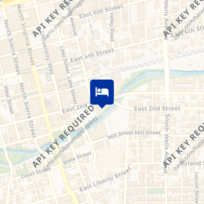 location of hotel on a map