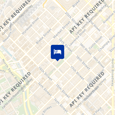 location of hotel on a map
