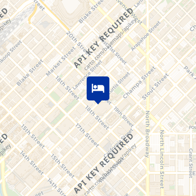 location of hotel on a map