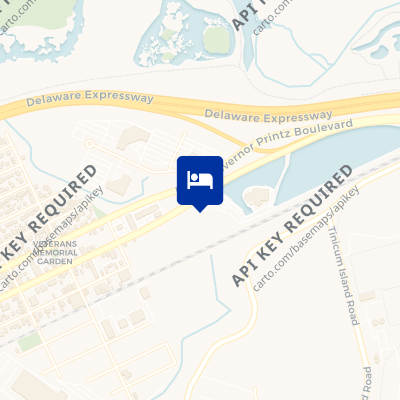 location of hotel on a map
