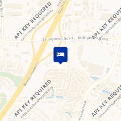 location of hotel on a map