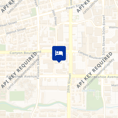 location of hotel on a map