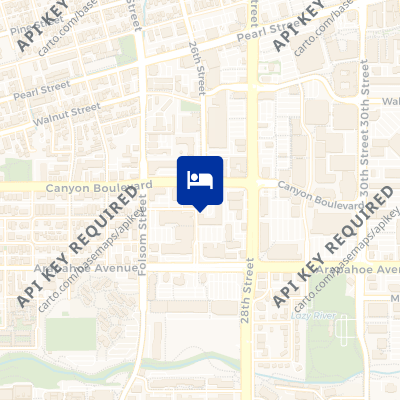 location of hotel on a map