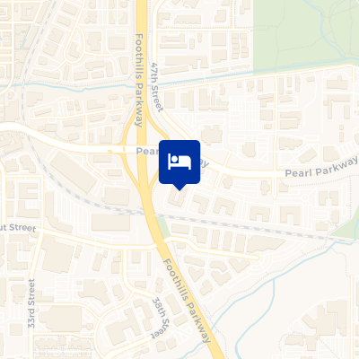 location of hotel on a map