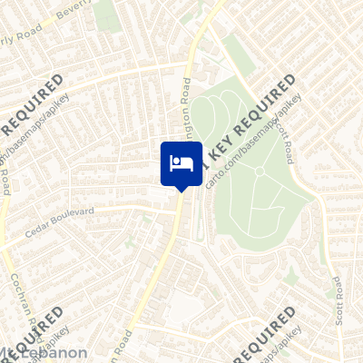 location of hotel on a map
