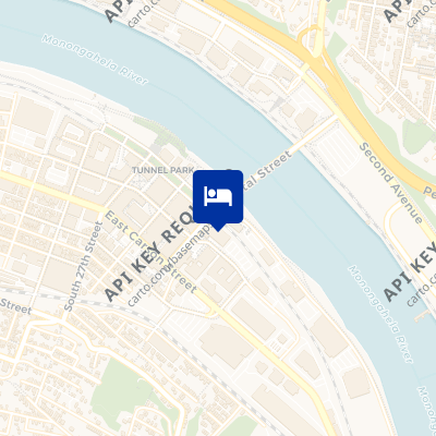 location of hotel on a map