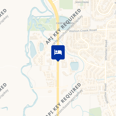 location of hotel on a map