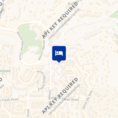 location of hotel on a map