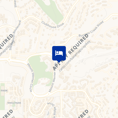 location of hotel on a map