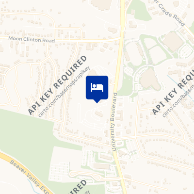 location of hotel on a map