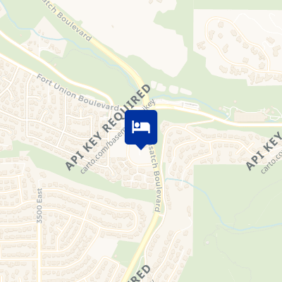 location of hotel on a map
