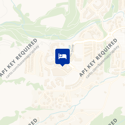 location of hotel on a map