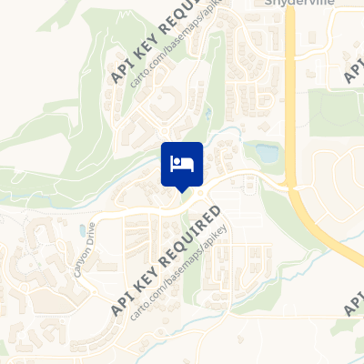 location of hotel on a map