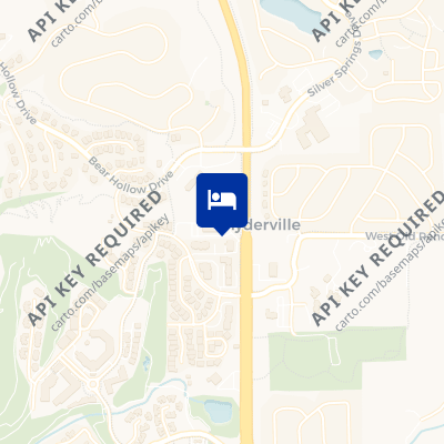 location of hotel on a map