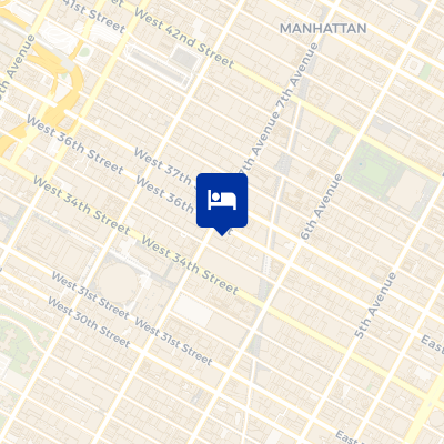 location of hotel on a map