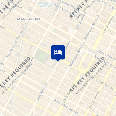 location of hotel on a map