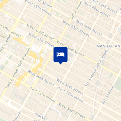 location of hotel on a map