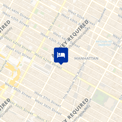 location of hotel on a map