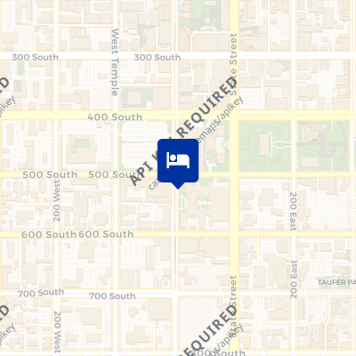 location of hotel on a map