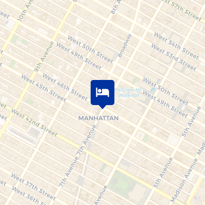 location of hotel on a map