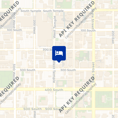 location of hotel on a map