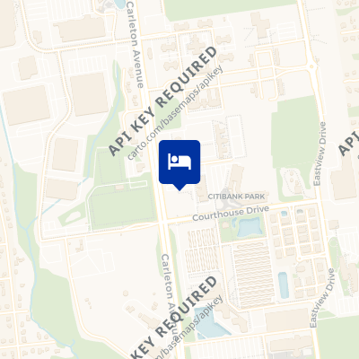 location of hotel on a map
