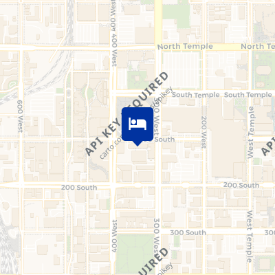 location of hotel on a map