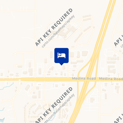 location of hotel on a map